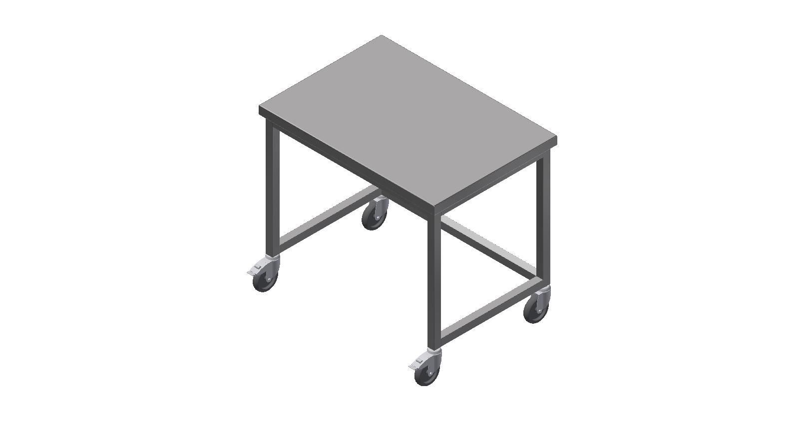 Arbeitstisch offen, fahrbar 1000 mm