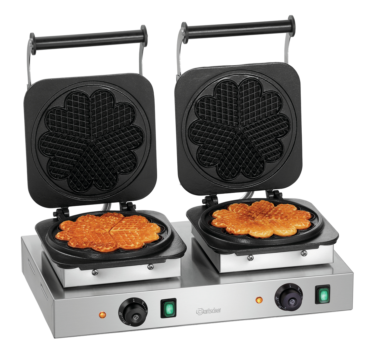 Waffeleisen doppelt in Herzform 2HW211