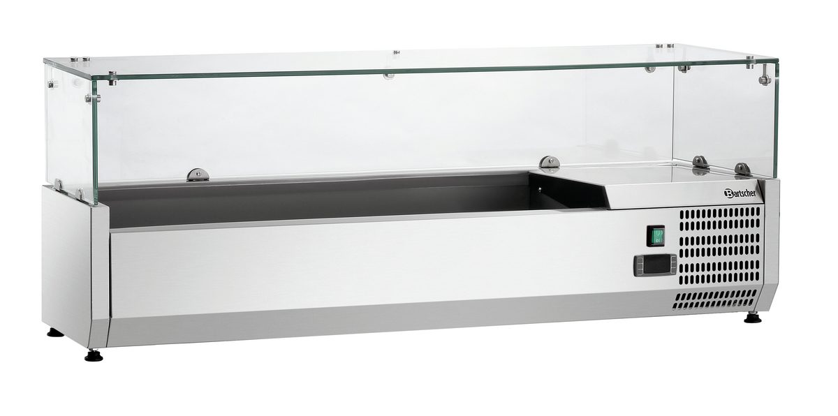 Kühlaufsatzvitrine GL4, 5x1/4 GN