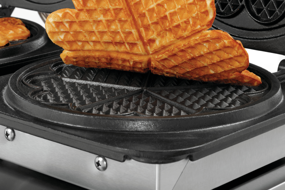 Waffeleisen doppelt in Herzform 2HW211