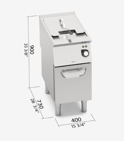 Elektrofritteuse 18 Liter, SE7F18-4MS